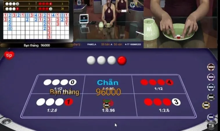 Các cửa cược trong game Xóc Đĩa Tại Nhà Cái BET168VN